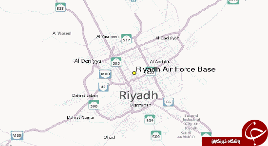 پایگاه‌های‌هوایی عربستان+نقشه وتصاویر