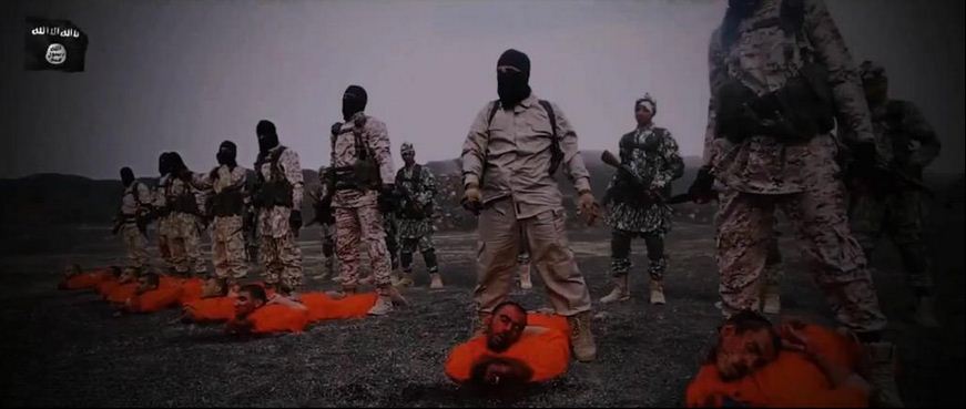 داعش 12 عضو جیش الاسلام را سربرید +تصاویر