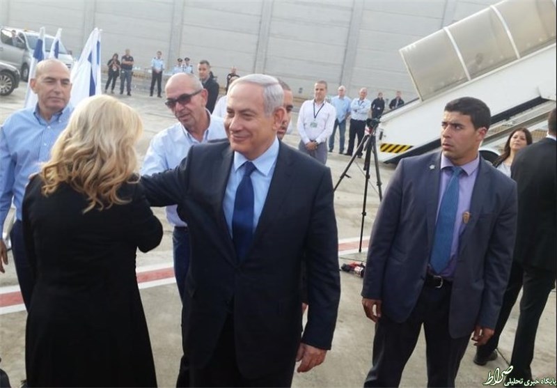 نتانیاهو و همسرش عازم آمریکا شدند +تصاویر
