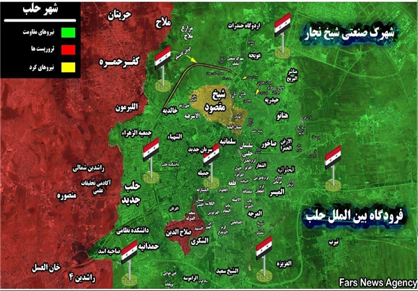 «حلب» از 91 تا 95، از اشغال تا آزادی +نقشه