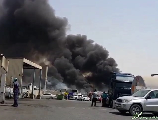 آتش‌سوزی در نزدیکی برج خلیفه دوبی/ پلیس:تصاویر را پاک کنید +تصاویر