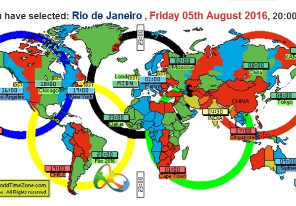 زمان پخش مراسم افتتاحیه المپیک +نقشه