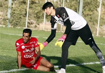 اقدام جالب دروازه‌بان پرسپولیس