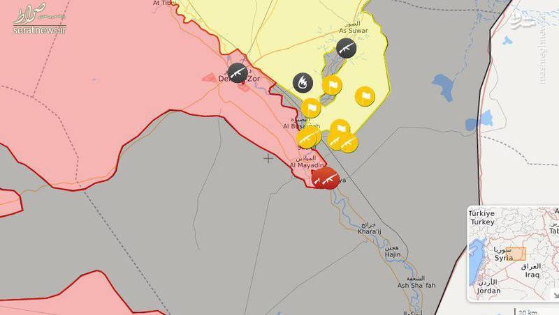 ائتلاف آمریکایی با داعش به توافق رسید +نقشه