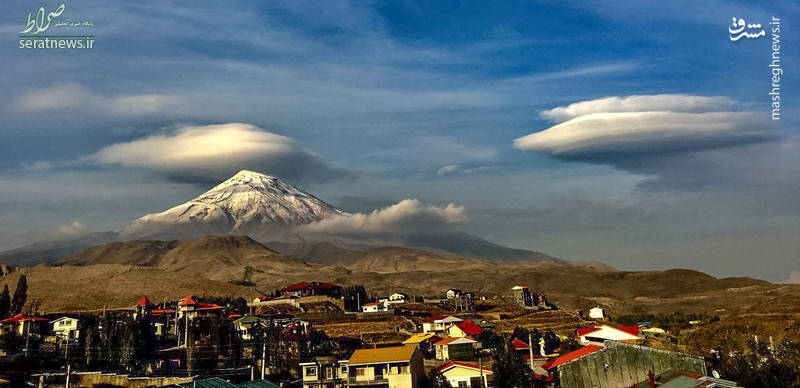 عکس/ نمایی زیبا از قله دماوند