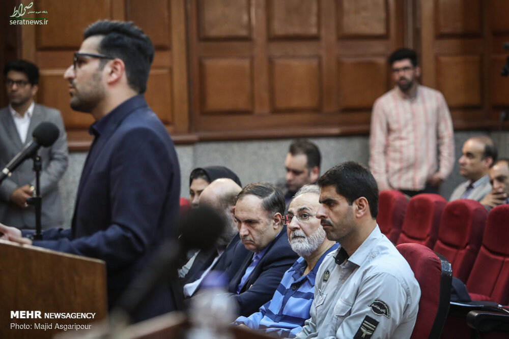 عکس/ حضور داماد نجفی در جلسه دادگاه