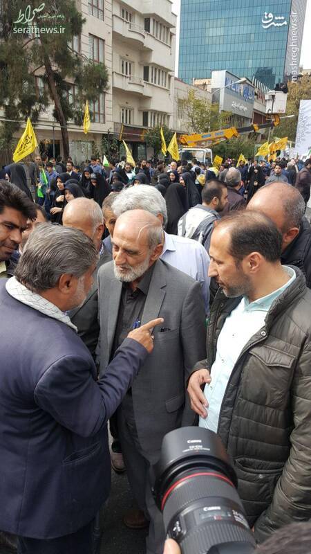 عکس/ مدیرمسئول کیهان در راهپیمایی 13 آبان