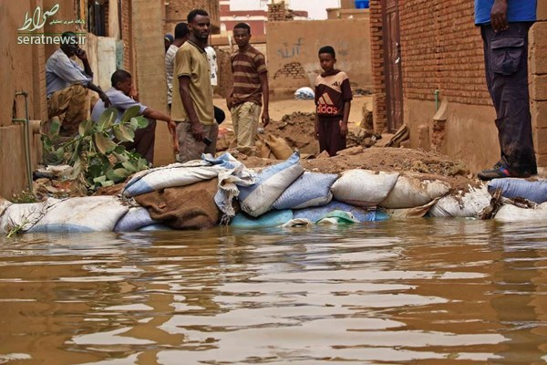 سیل در سودان حداقل ۱۰۰ کشته بر جا گذاشت+ تصاویر