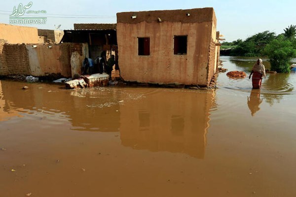 سیل در سودان حداقل ۱۰۰ کشته بر جا گذاشت+ تصاویر