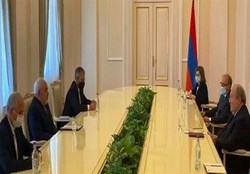 دیدار ظریف با رئیس‌جمهور ارمنستان