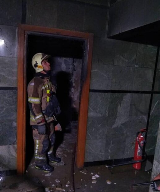 آتش سوزی در ساختمان شماره دو شورای شهر تهران