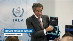گروسی با نمایش دوربین‌های مورد استفاده آژانس در سراسر دنیا: بررسی دوربین‌ها قبل از نصب حق قانونی ایران است