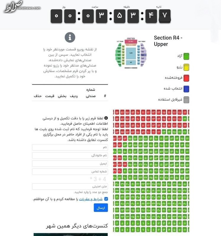 صندلی‌های خالی میزبان «ابی» + عکس