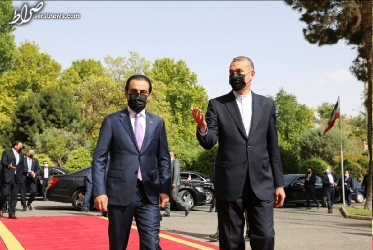 وزیر امور خارجه در دیدار با الحلبوسی: ضد انقلاب و تجزیه‌طلبان ایرانی نباید پایگاه امنی در عراق برای تهدید ایران بیابند