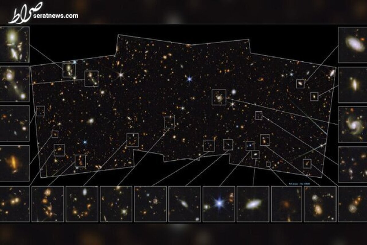 الماس‌های کهکشانی خیره‌کننده در تصویر جدید «تلسکوپ فضایی جیمز وب»