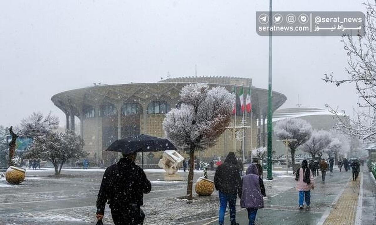 نفوذ سامانه بارشی به تهران از فردا