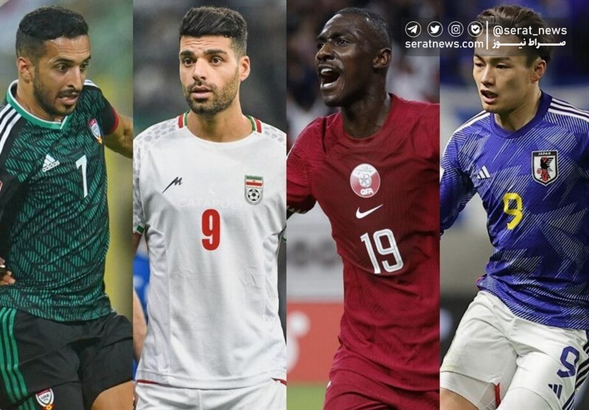 طارمی جز ۵ مهاجم خطرناک جام ملت‌های آسیا