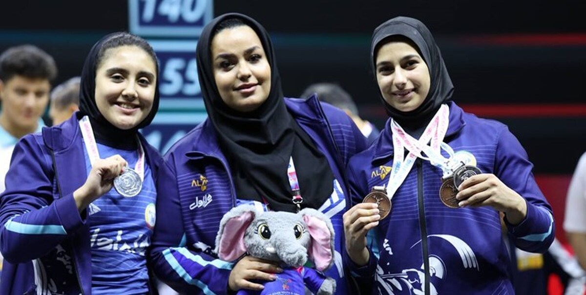 4 مدال آسیایی برای دختران وزنه بردار کشورمان