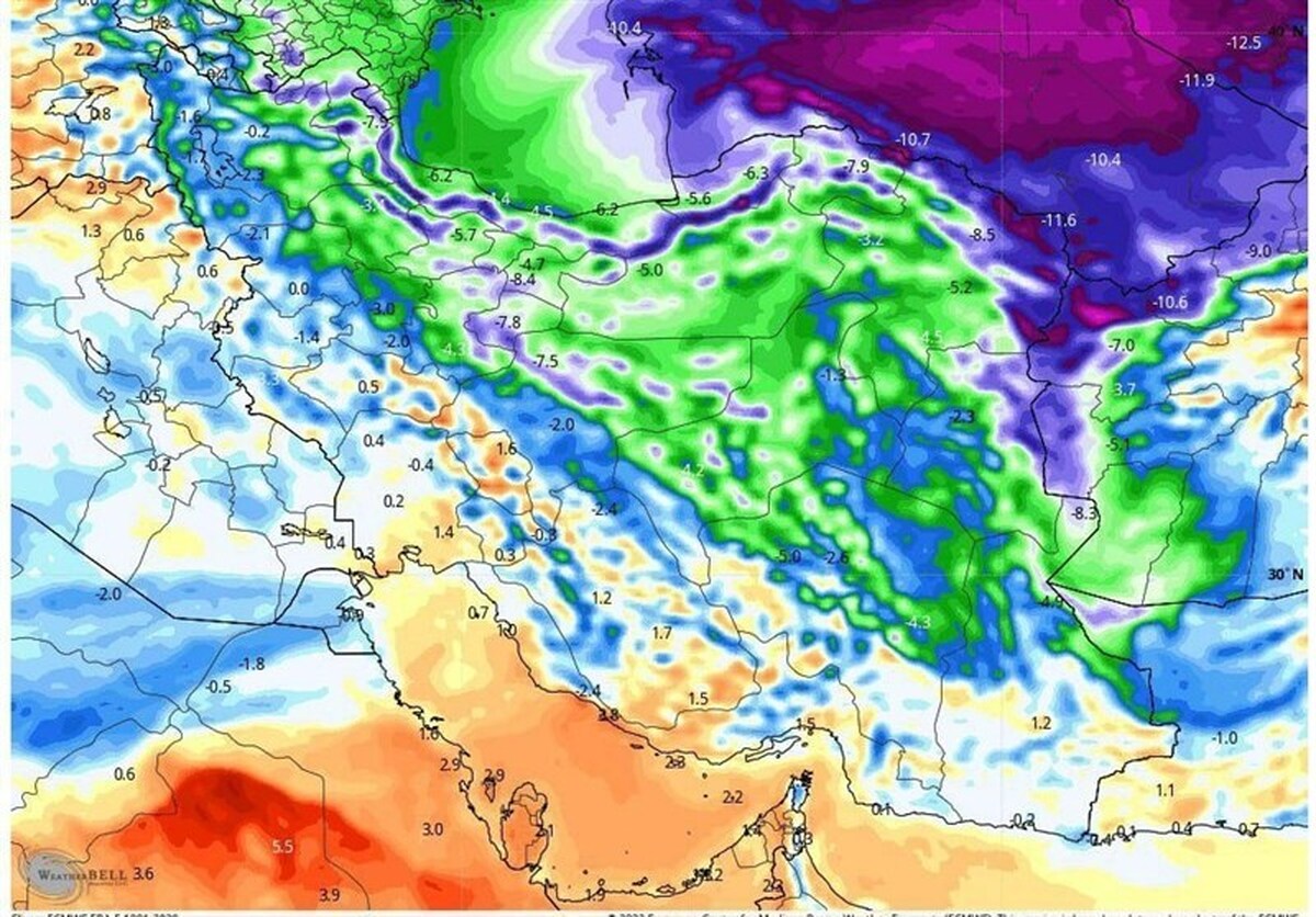 هواشناسی ایران ۱۴۰۲/۰۵/۱۱؛ هشدار هواشناسی برای سواحل جنوبی