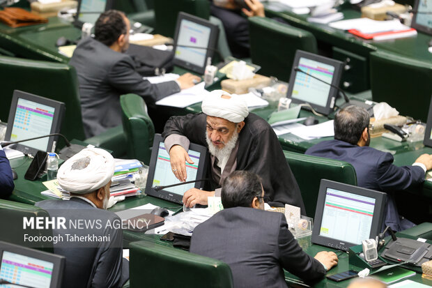 صحن علنی مجلس شورای اسلامی صبح روز یکشنبه ۱۵ مرداد ماه ۱۴۰۲ به ریاست محمد باقر قالیباف برگزار شد