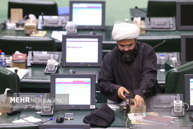 صحن علنی مجلس شورای اسلامی صبح روز یکشنبه ۱۵ مرداد ماه ۱۴۰۲ به ریاست محمد باقر قالیباف برگزار شد