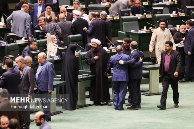 صحن علنی مجلس شورای اسلامی صبح روز یکشنبه ۱۵ مرداد ماه ۱۴۰۲ به ریاست محمد باقر قالیباف برگزار شد