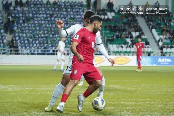 پایان نوروز فوتبالی تیم ملی با برد در زمین سفت عشق‌آباد +جدول و فیلم