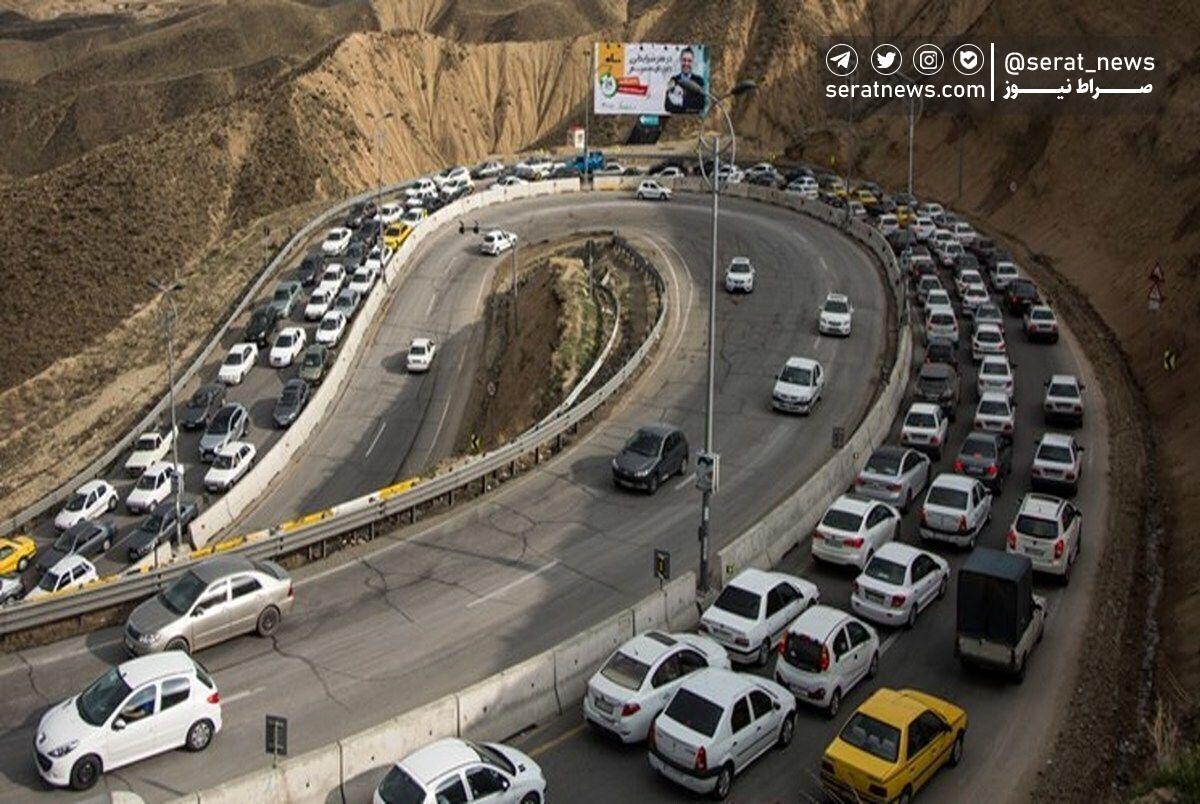 جاده چالوس بسته می‌شود