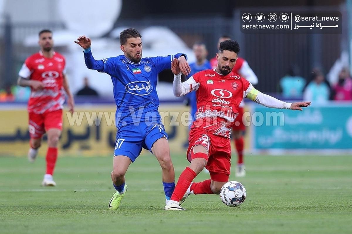 فیلم لحظه گل اول پرسپولیس به استقلال