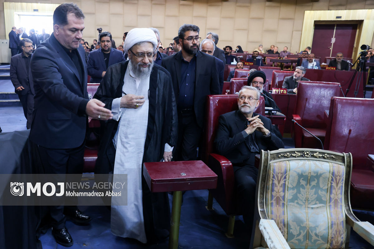 دو تن از برادران لاریجانی در یک قاب