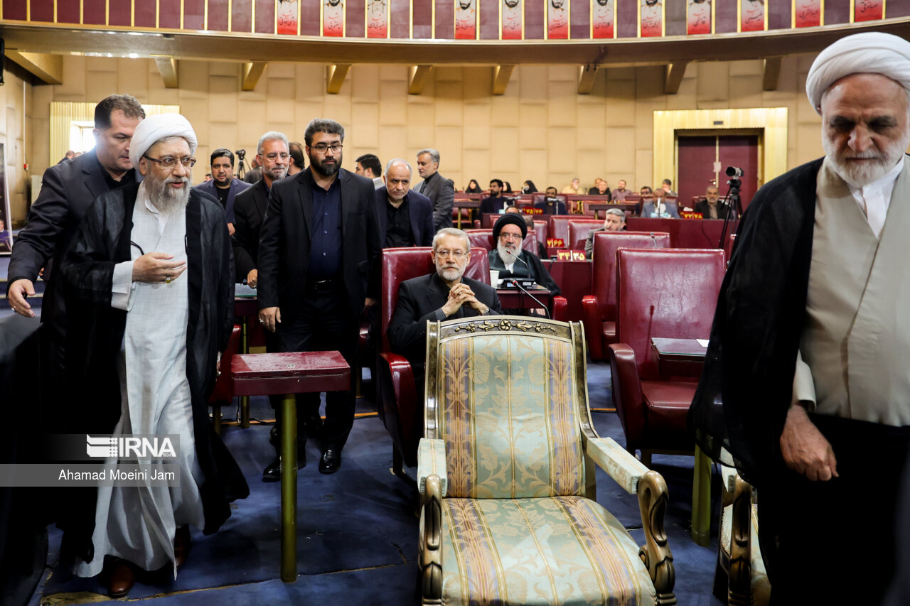 دو تن از برادران لاریجانی در یک قاب